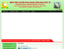 Tablet Screenshot of bvngoaithankinhqt.org.vn